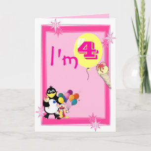 Fourth  Birthday Card