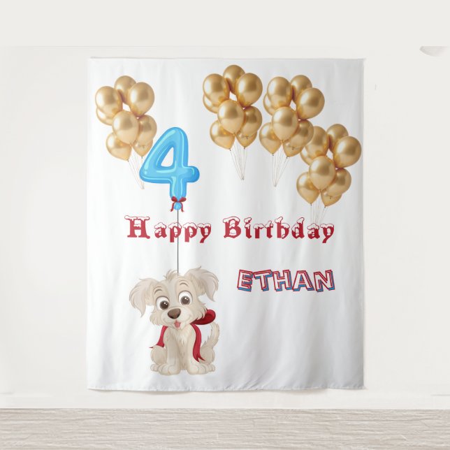 Fourth Birthday  Tapestry (Front)
