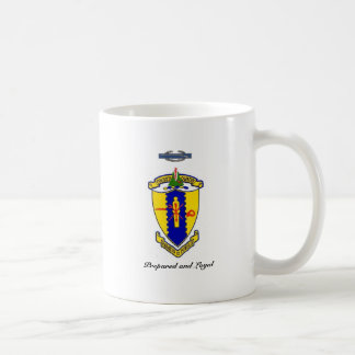 Fourth Cavalry Crest with motto and CIB Coffee Mug