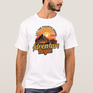 Fourth Grade Adventure   4th Grade Teacher T-Shirt