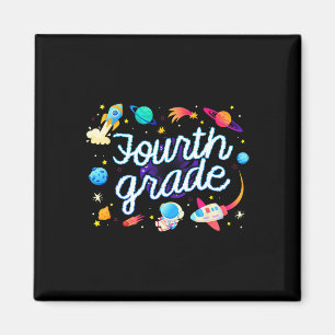 Fourth Grade Astronaut Planets Space Back To Schoo Magnet