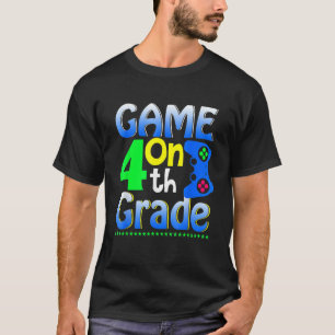 Fourth Grade Back To School Video Gamer Game On 4t T-Shirt