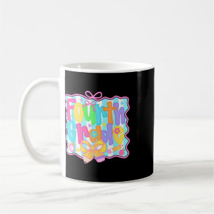 Fourth Grade Girls Ck To School Bow Cute Coquette Coffee Mug