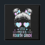 Fourth Grade Little Miss Back To School 4th Grade  Magnet<br><div class="desc">Fourth Grade Little Miss Back To School 4th Grade Little</div>