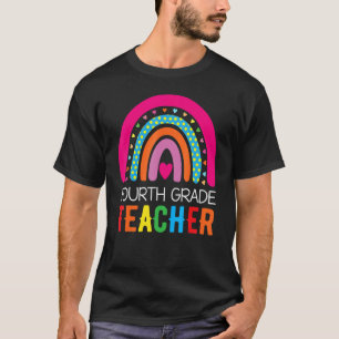 Fourth Grade Rainbow Girls Boys Teacher Team 4th G T-Shirt