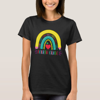 Fourth Grade Rainbow Girls Boys Teacher Team 4th G T-Shirt