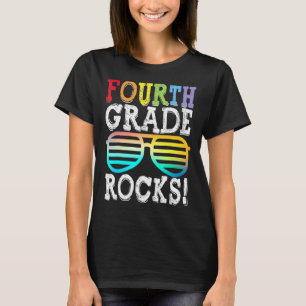 Fourth Grade Rocks Team 4th Grade Teacher T-Shirt
