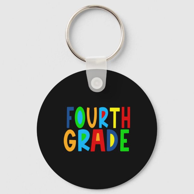 Fourth Grade Squad Keychain (Front)