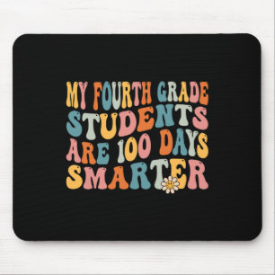 Fourth grade Teacher 100 Days Smarter 100th Day of Mouse Pad