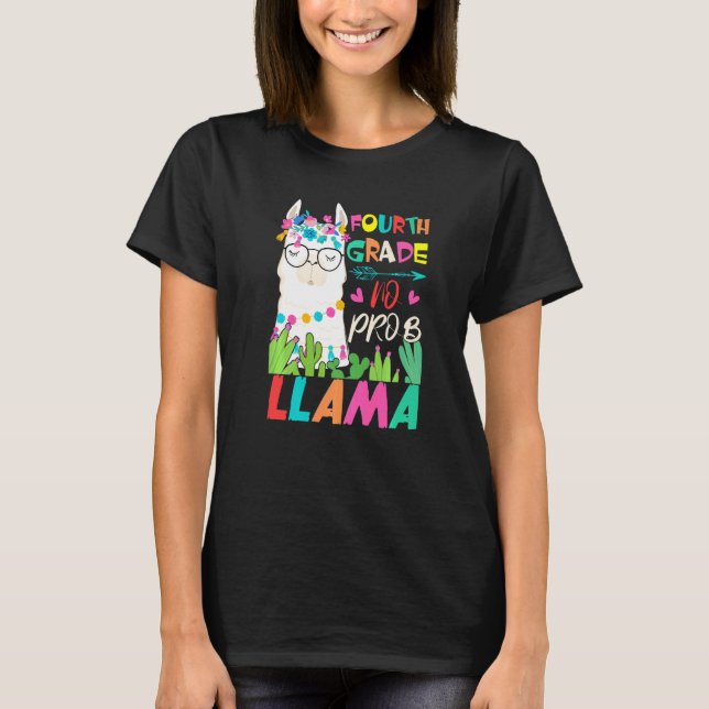 Fourth Grade Teacher Student Back To School No Pro T-Shirt (Front)