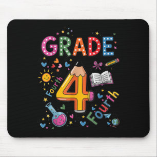 Fourth Grade Team Funny Pencil Back To School Teac Mouse Pad