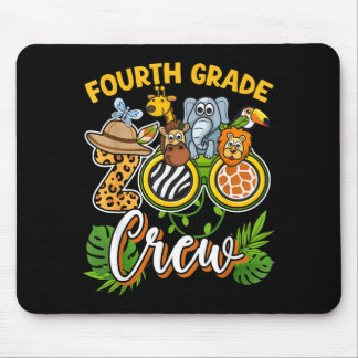 Fourth Grade Zoo Field Trip Squad Matching Mouse Pad