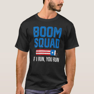 Fourth Of July 4th July Fireworks Boom Patriotic A T-Shirt