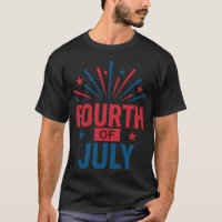 Fourth of July bold fireworks layout