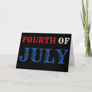 Fourth Of July Card
