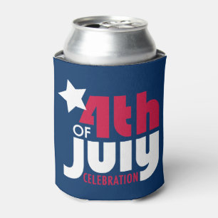 Fourth of July Celebration Can Cooler