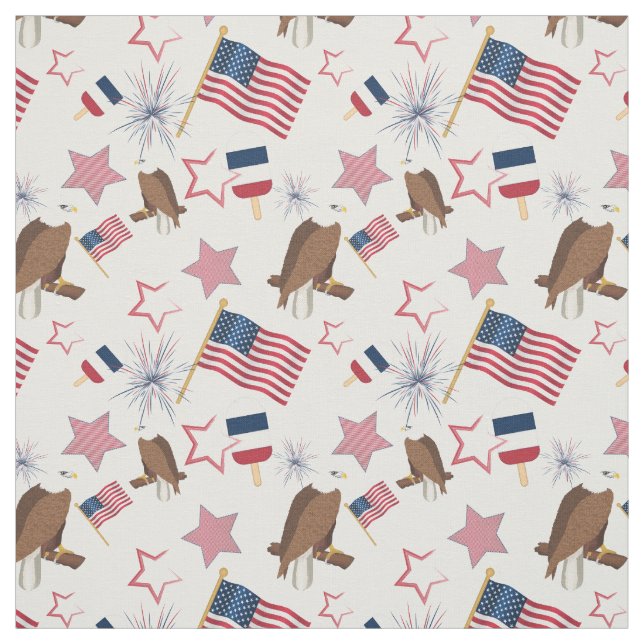 Fourth Of July Fabric (Swatch)