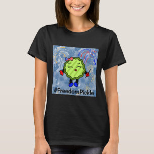 Fourth of July Firework Holiday Freedom Pickle T-Shirt