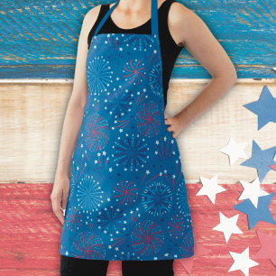 Fourth of July Fireworks  Apron