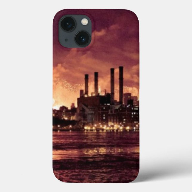 Fourth of July Fireworks behind Manhattan Case-Mate iPhone Case (Back)