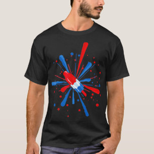 Fourth of July Fireworks Popsicle T-Shirt
