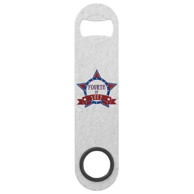 Fourth Of July Glitter Bar Key (Front)