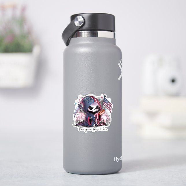 Fourth of July Grim Reaper (HydroFlask)