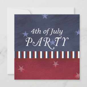 Fourth of July Independence Day Custom Invitation