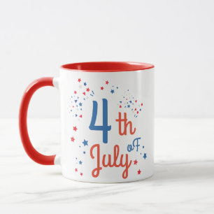 Fourth of July July 4th Mug Customized name Mug