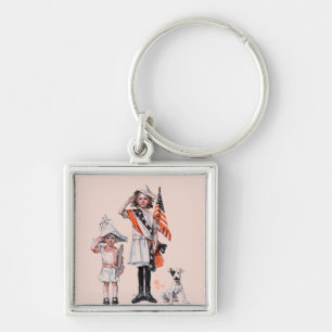 Fourth of July Keychain