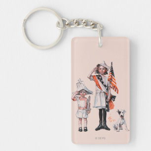 Fourth of July Keychain