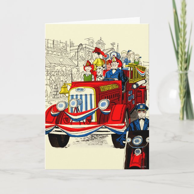 Fourth of July Parade Card (Front)