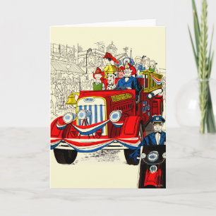 Fourth of July Parade Card