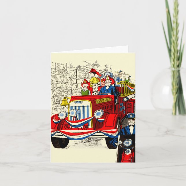 Fourth of July Parade Card (Front)