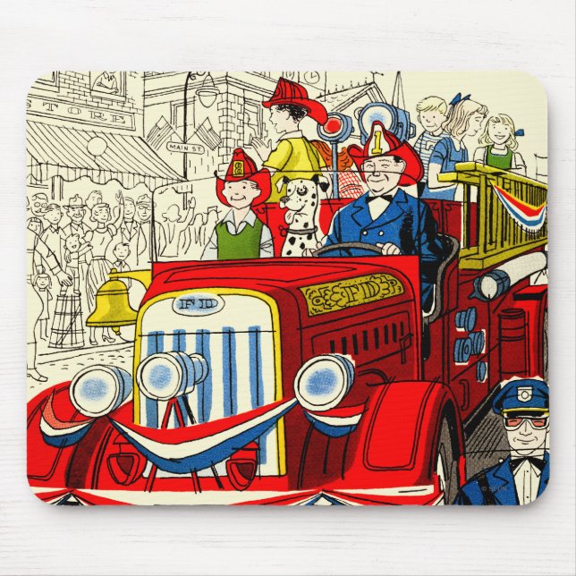 Fourth of July Parade Mouse Pad (Front)