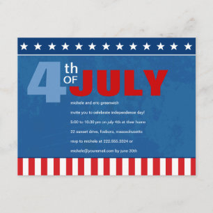 Fourth of July Party Invitation