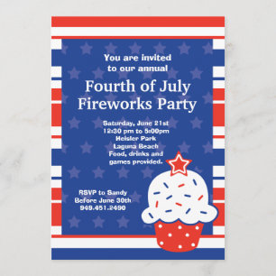 Fourth of July Party Invitation