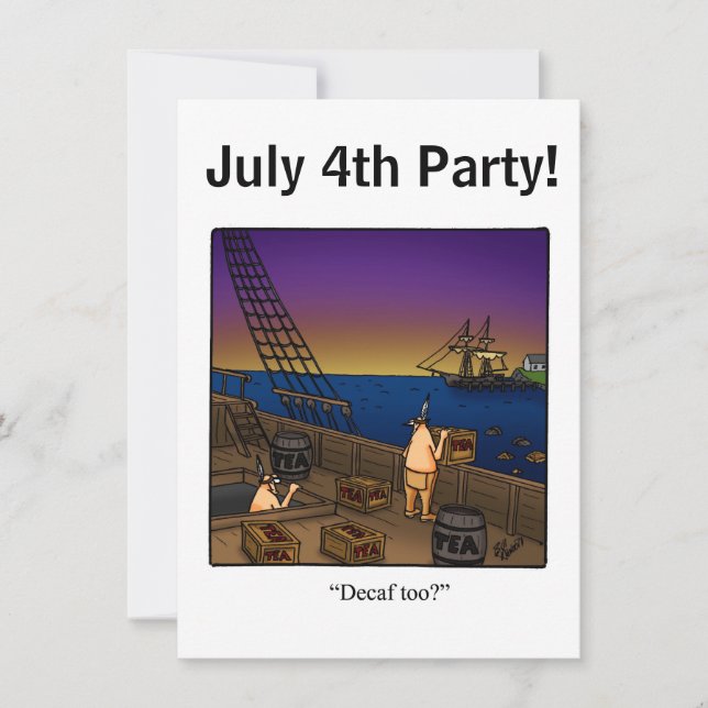 Fourth of July Party Invitation (Front)