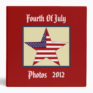 FOURTH OF JULY PHOTO Binder
