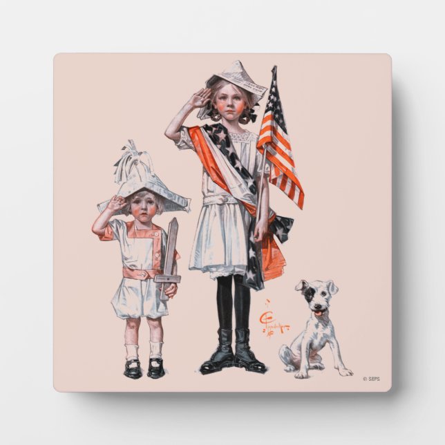 Fourth of July Plaque (Front)