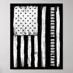 Fourth Of July Shirt For Men Management Consultant Poster