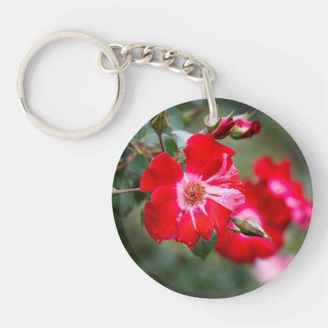 Fourth of July Shrub Keychain (Front)