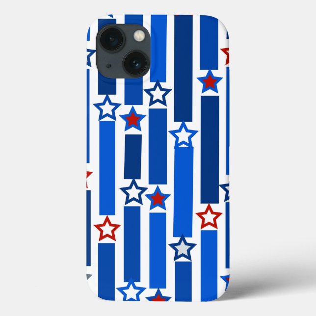 Fourth of July Stars and Stripes  Case-Mate iPhone Case (Back)