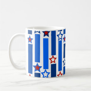 Fourth of July Stars and Stripes Coffee Mug