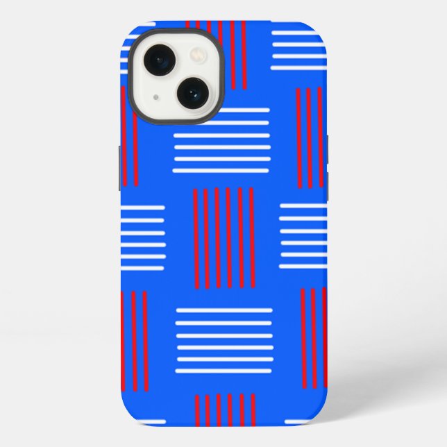 Fourth of July Weave  iPhone Case (Back)