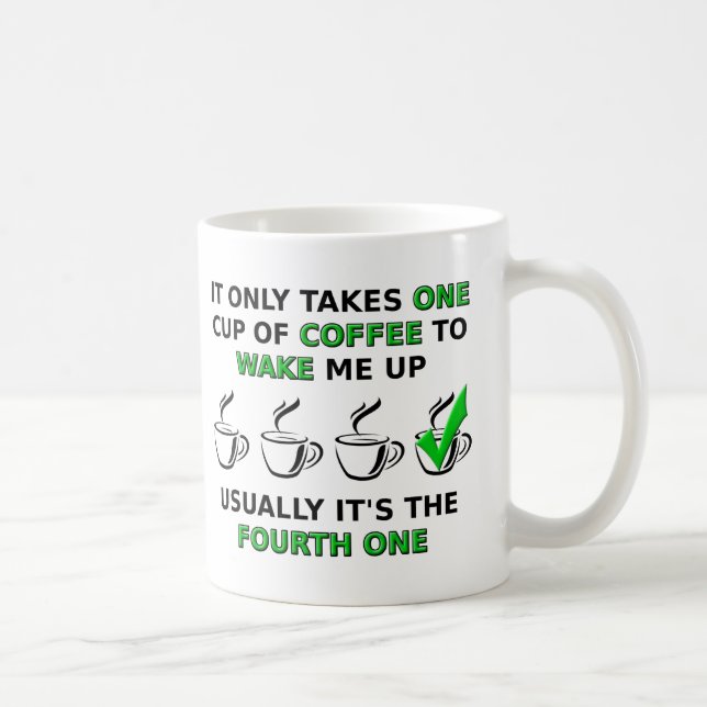 Fourth One Cup Funny Mug (Right)
