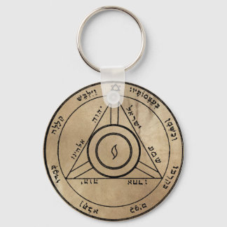 Fourth Pentacle of Saturn Keychain