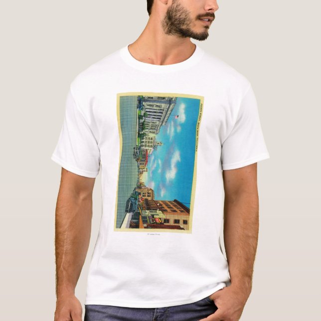 Fourth Street in Santa Rosa, CASanta Rosa, CA T-Shirt (Front)