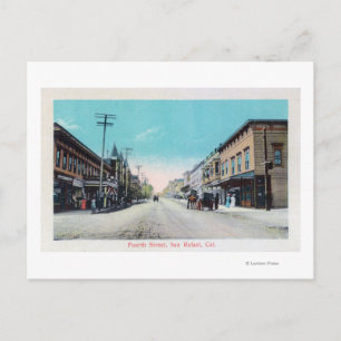 Fourth Street ViewSan Rafael, CA Postcard