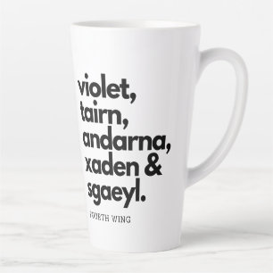 Fourth Wing Latte Mug
